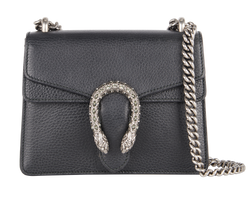 Dionysus Mini, Leather, Black, 204991(2022), B/B, 3*